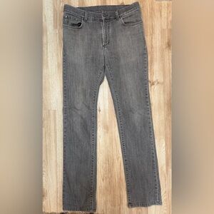 Versace Collection Men’s Dark Gray Denim Jeans Sz 34 Luxury Straight Leg